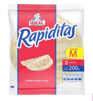 Ideal lanza nuevas tortillas Rapiditas