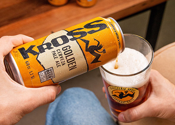 Cervecería Kross apuesta fuerte por la lata de aluminio y la adopta para su Golden Ale